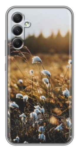 Силиконовый чехол с изображением "Нежные полевые цветы" для Samsung Galaxy A34