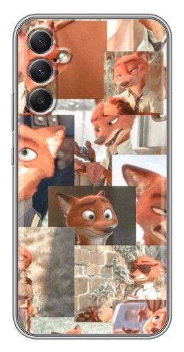 Чехол с печатью "Ник Крутихвост" для Samsung Galaxy A34