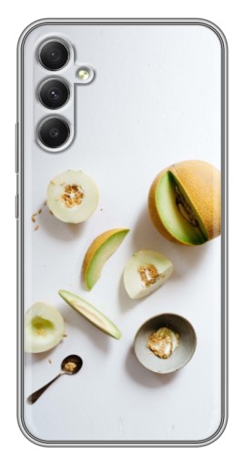 Чехол с картинкой "Обед из дынь" для Samsung Galaxy A34