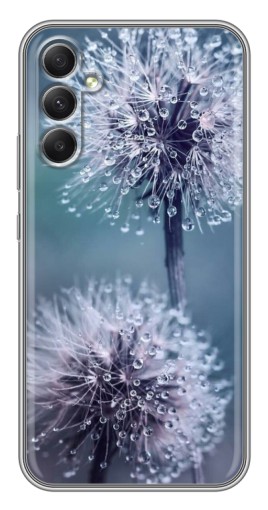 Чехол с печатью "Одуванчик с капельками" для Samsung Galaxy A34