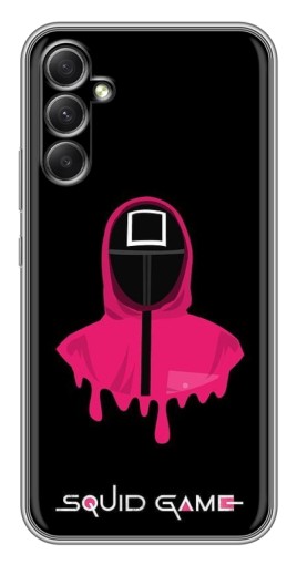Чехол с картинкой "Охранник с Квадратом" для Samsung Galaxy A34