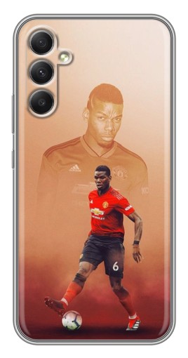 Чехол с картинкой "Pogba с Манчестера" для Samsung Galaxy A34