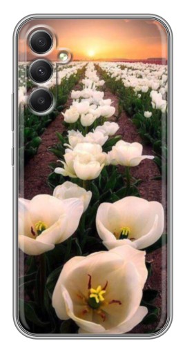 Силиконовый чехол с изображением "Поле тульпанов " для Samsung Galaxy A34