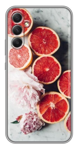 Чехол с печатью "Половинки грейпфрутов" для Samsung Galaxy A34