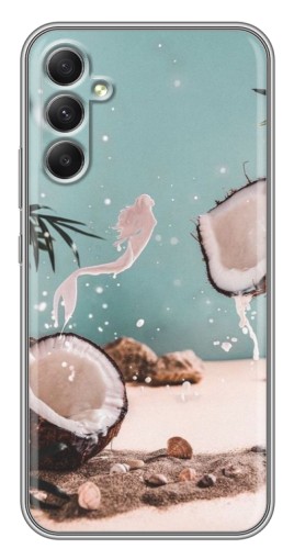 Чехол с печатью "Половинки кокоса" для Samsung Galaxy A34