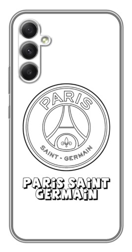 Чехол с печатью "PSG логотип" для Samsung Galaxy A34
