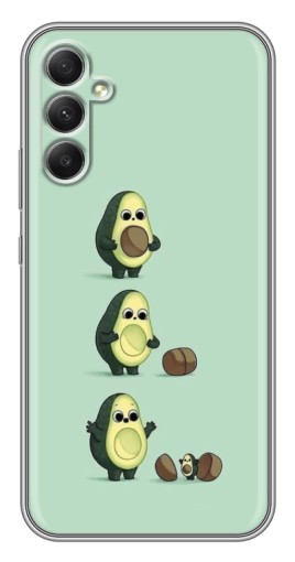 Силиконовый чехол с изображением "Рождение авокадо" для Samsung Galaxy A34