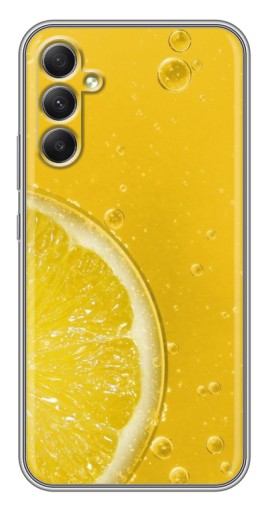 Чехол с картинкой "Сочный лимон" для Samsung Galaxy A34
