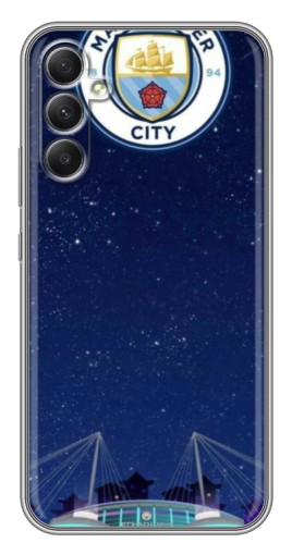 Силиконовый чехол с изображением "Стадион Ман Сити" для Samsung Galaxy A34