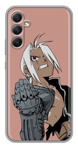 Силиконовый чехол с изображением "Стальной алхимик" для Samsung Galaxy A34