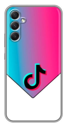 Чехол с печатью "Tiktok Logo" для Samsung Galaxy A34