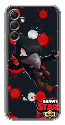 Чехол с печатью "Ворон Бравл Старс" для Samsung Galaxy A34