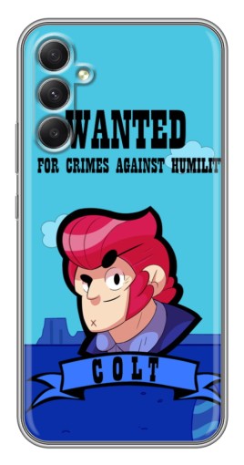 Чехол с принтом "WANTED COLT" для Samsung Galaxy A34