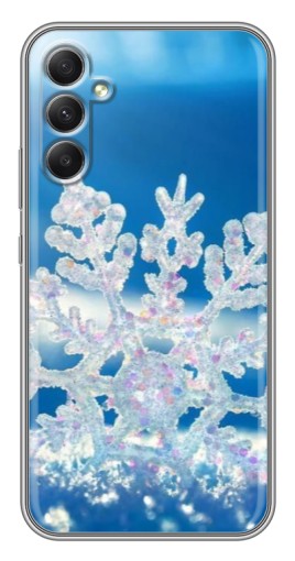 Чехол с картинкой "Яркая снежинка" для Samsung Galaxy A34
