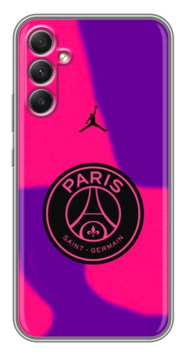 Чехол с печатью "Яркий лого PSG" для Samsung Galaxy A34