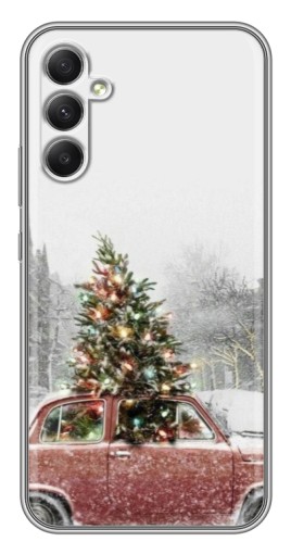 Чехол с принтом "Елка в машине" для Samsung Galaxy A34