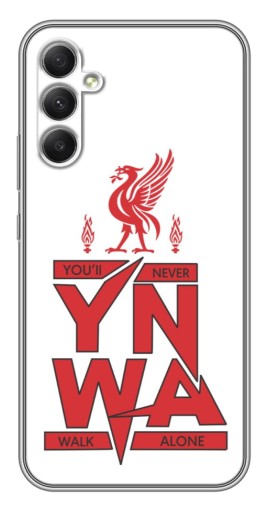 Силиконовый чехол с изображением "YNWA" для Samsung Galaxy A34