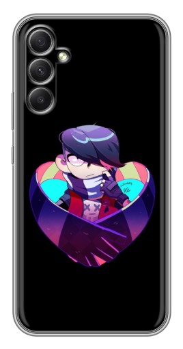 Силиконовый чехол с изображением "Задумчивый Эд" для Samsung Galaxy A34