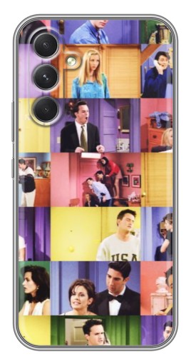 Чехол с печатью "Актеры Друзья" для Samsung Galaxy A54