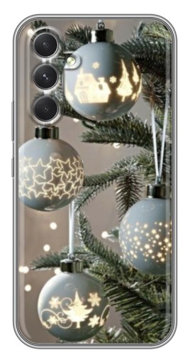 Чехол с картинкой "Белые шары " для Samsung Galaxy A54