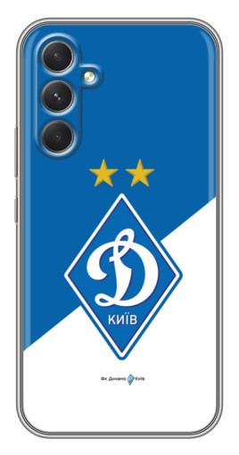 Чехол с принтом "Бело-синий Динамо" для Samsung Galaxy A54