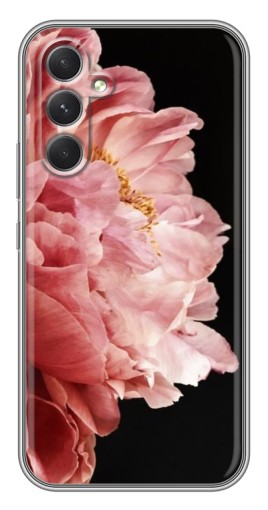Силиконовый чехол с изображением "Большой пион " для Samsung Galaxy A54