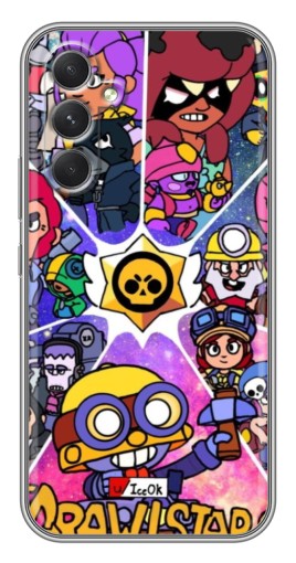 Чехол с печатью "Brawl заставка" для Samsung Galaxy A54