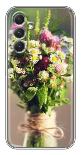 Чехол с картинкой "Букет полевых цветов" для Samsung Galaxy A54