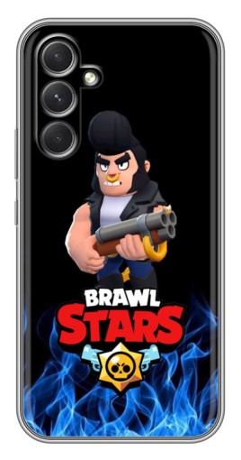 Силиконовый чехол с изображением "Булл в огне" для Samsung Galaxy A54