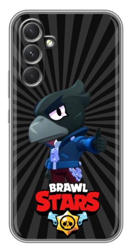 Чехол с печатью "Crow Brawl Stars" для Samsung Galaxy A54