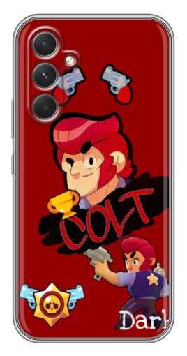 Силиконовый чехол с изображением "Dark Colt" для Samsung Galaxy A54