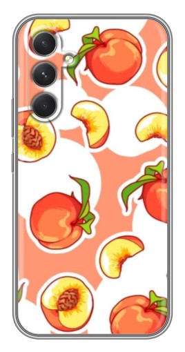 Чехол с принтом "Дольки персиков" для Samsung Galaxy A54