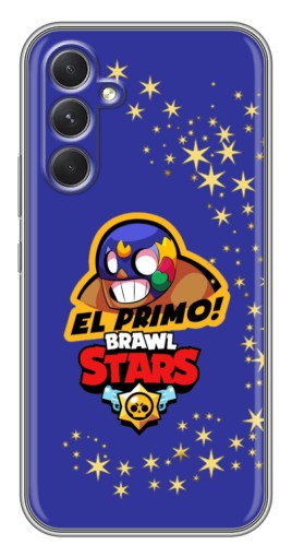 Силиконовый чехол с изображением "El Primo в маске" для Samsung Galaxy A54