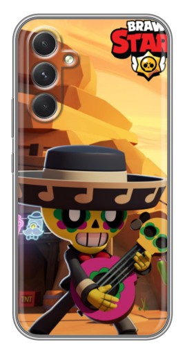 Чехол с печатью "Гитарист Poco" для Samsung Galaxy A54