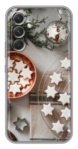 Чехол с печатью "Имбирные звездочки" для Samsung Galaxy A54