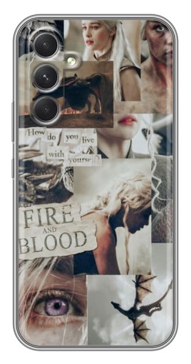 Чехол с печатью "Коллаж Дейнерис" для Samsung Galaxy A54