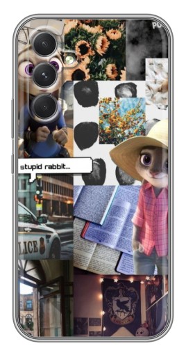 Чехол с печатью "Коллаж Джуди" для Samsung Galaxy A54