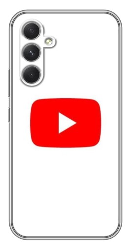 Чехол с картинкой "Красная кнопка" для Samsung Galaxy A54