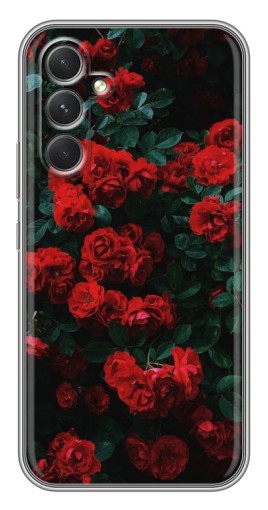 Чехол с принтом "Красные розы" для Samsung Galaxy A54
