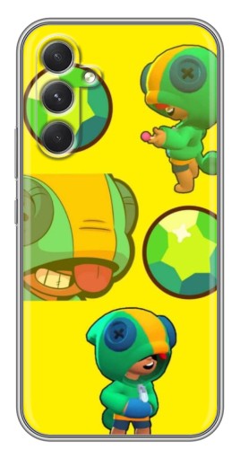 Чехол с принтом "Кристалл и Леон" для Samsung Galaxy A54