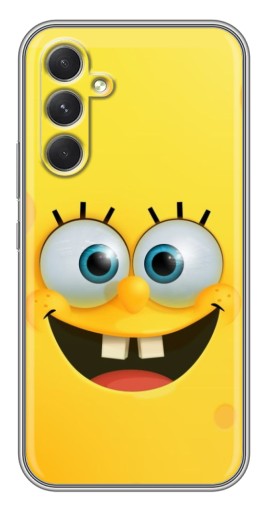 Чехол с картинкой "Квадратный Губка Боб" для Samsung Galaxy A54
