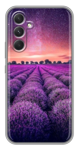 Чехол с картинкой "Лавандовое поле" для Samsung Galaxy A54