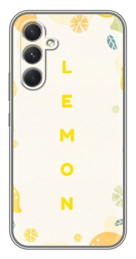 Силиконовый чехол с изображением "Lemon" для Samsung Galaxy A54