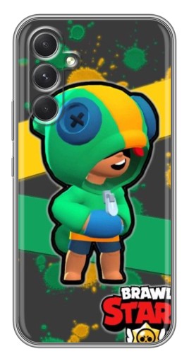 Чехол с принтом "Leon Brawl Stars" для Samsung Galaxy A54