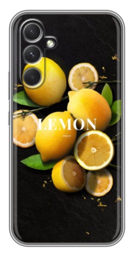 Чехол с принтом "Лимон на черном" для Samsung Galaxy A54