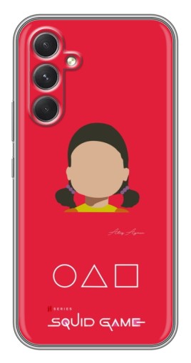 Силиконовый чехол с изображением "Лицо куклы" для Samsung Galaxy A54