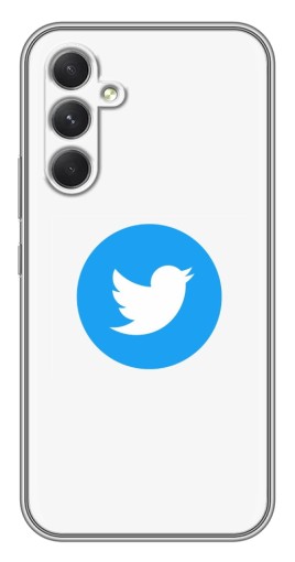 Чехол с принтом "Лого Твиттера" для Samsung Galaxy A54