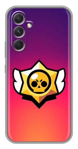 Чехол с принтом "Логотип Brawl Stars" для Samsung Galaxy A54