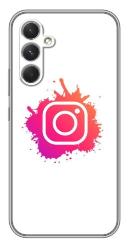 Чехол с картинкой "Логотип Инсты" для Samsung Galaxy A54