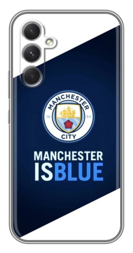 Чехол с принтом "Manchester is Blue" для Samsung Galaxy A54